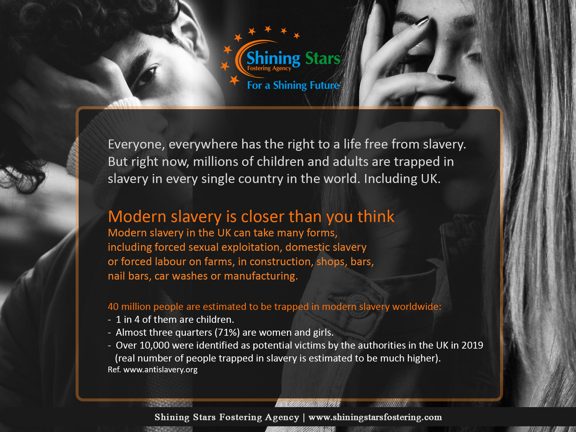 Modern Slavery and Child Trafficking Modern slavery is happening in the UK today and it is closer than we think, but the crime can be difficult to spot and can […]